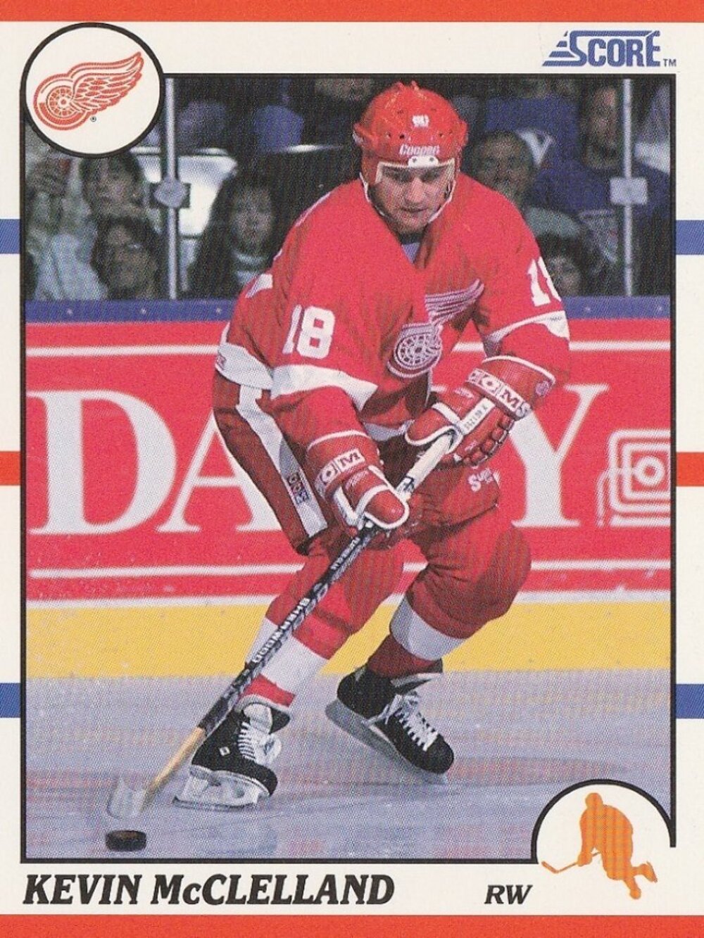 Kevin McClelland - 1990 Score NHL Hockey Card